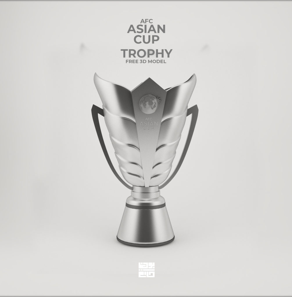 AFC Asian Cup Trophy 3D Model 