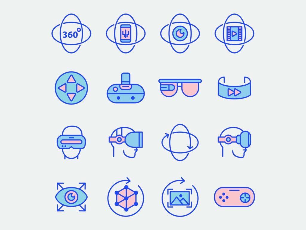 Virtual Reality Icons – Part 01